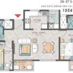 2BHK2T-1054-Prestige-Park-Grove