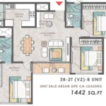 3BHK2T-1442-Prestige-Park-Grove